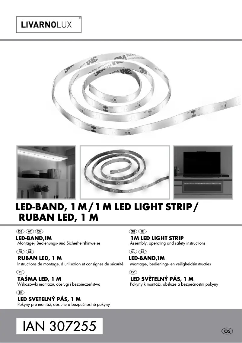 Page n°1 - Manuel utilisateur Livarno Lux IAN 307255