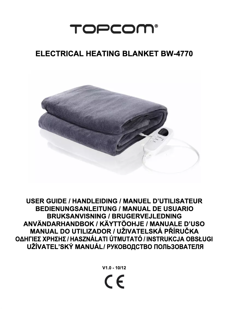 Page n°1 - Manuel utilisateur TriStar CF201