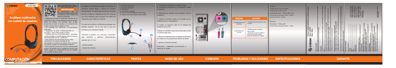 Page 1 de la notice Manuel utilisateur Steren AUD-538