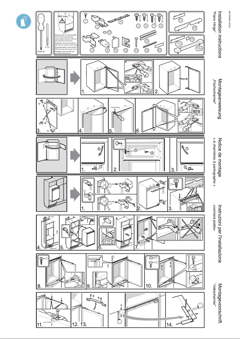 Page n°1 - Guide d'installation Neff K1515X7