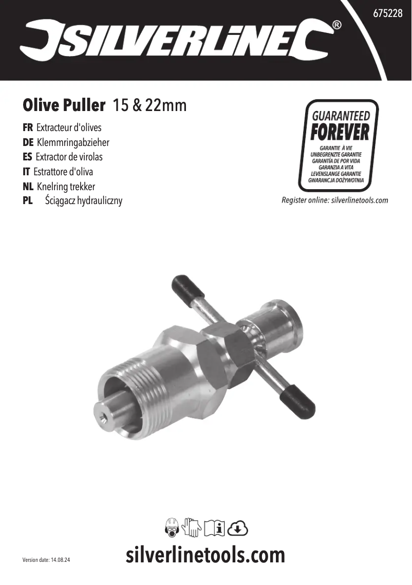 Page n°1 - Manuel utilisateur Silverline 675228