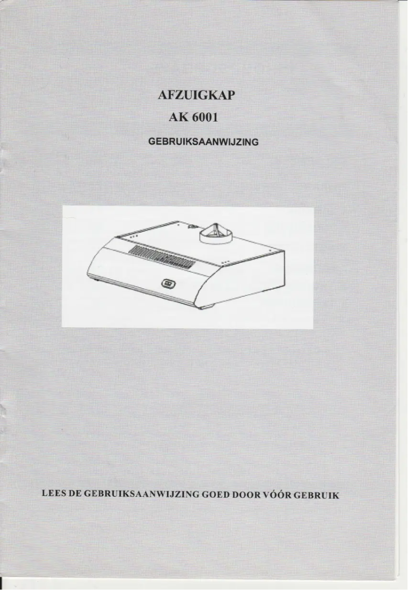 Page 1 de la notice Manuel utilisateur Inventum AK 6001