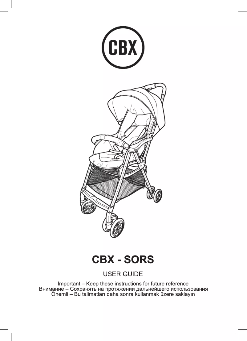 Page 1 de la notice Manuel utilisateur Cybex Sors