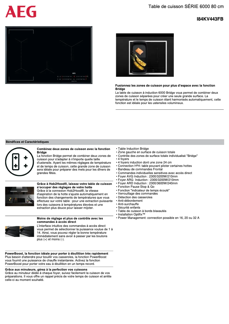 Image de la première page du manuel de l'appareil I84KV443FB