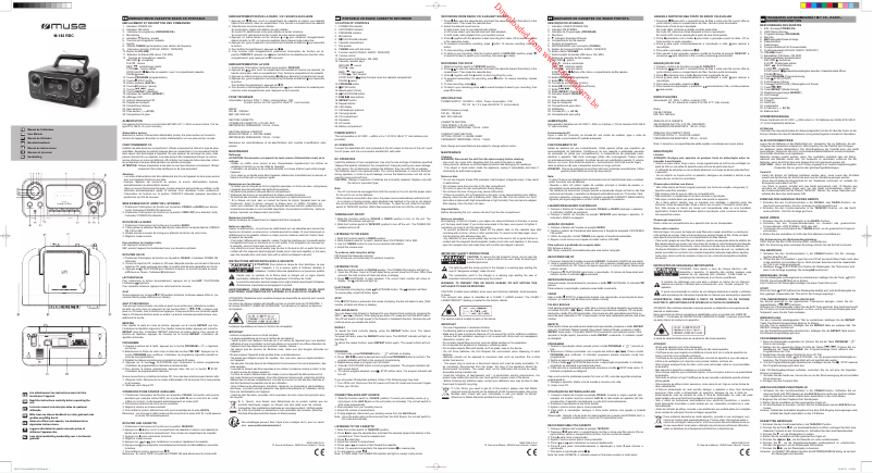 Image de la première page du manuel de l'appareil M-182 RDC