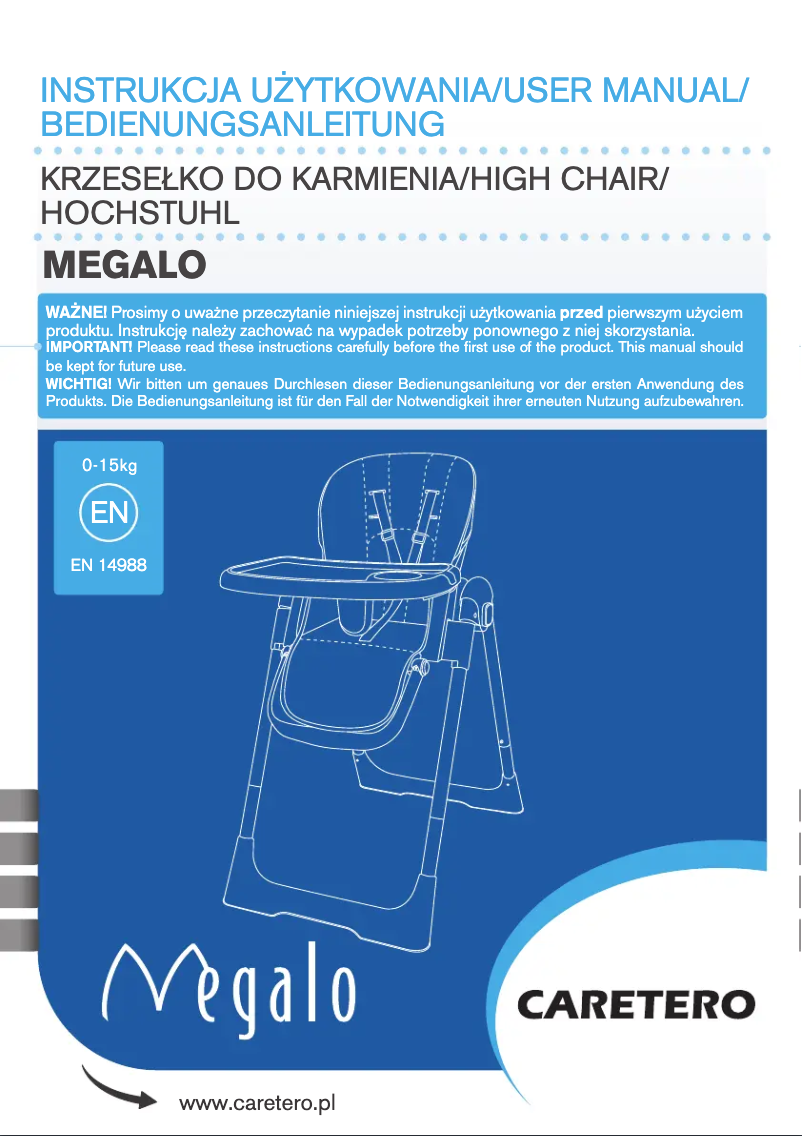 Image de la première page du manuel de l'appareil Megalo