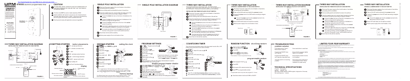 Image de la première page du manuel de l'appareil ETW353