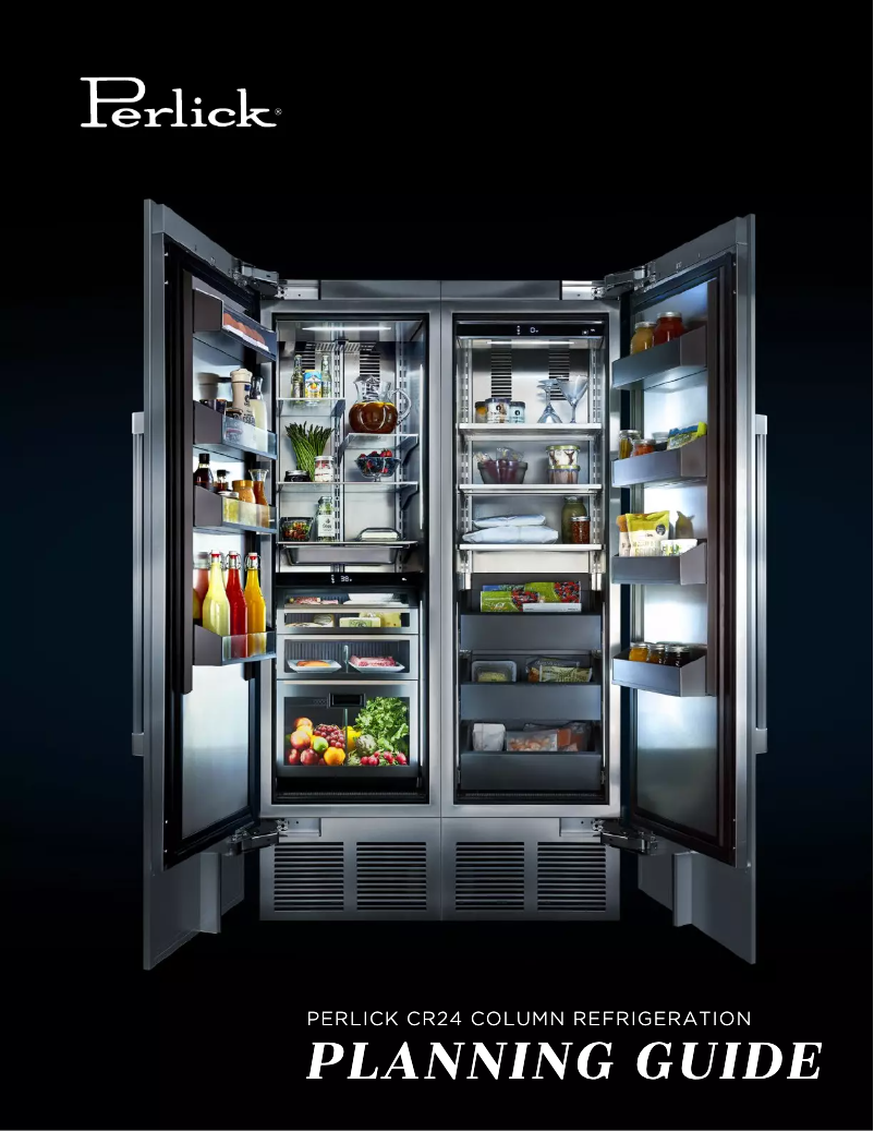 Página 1 del manual Manual de instrucciones Perlick CR24R-1-2R