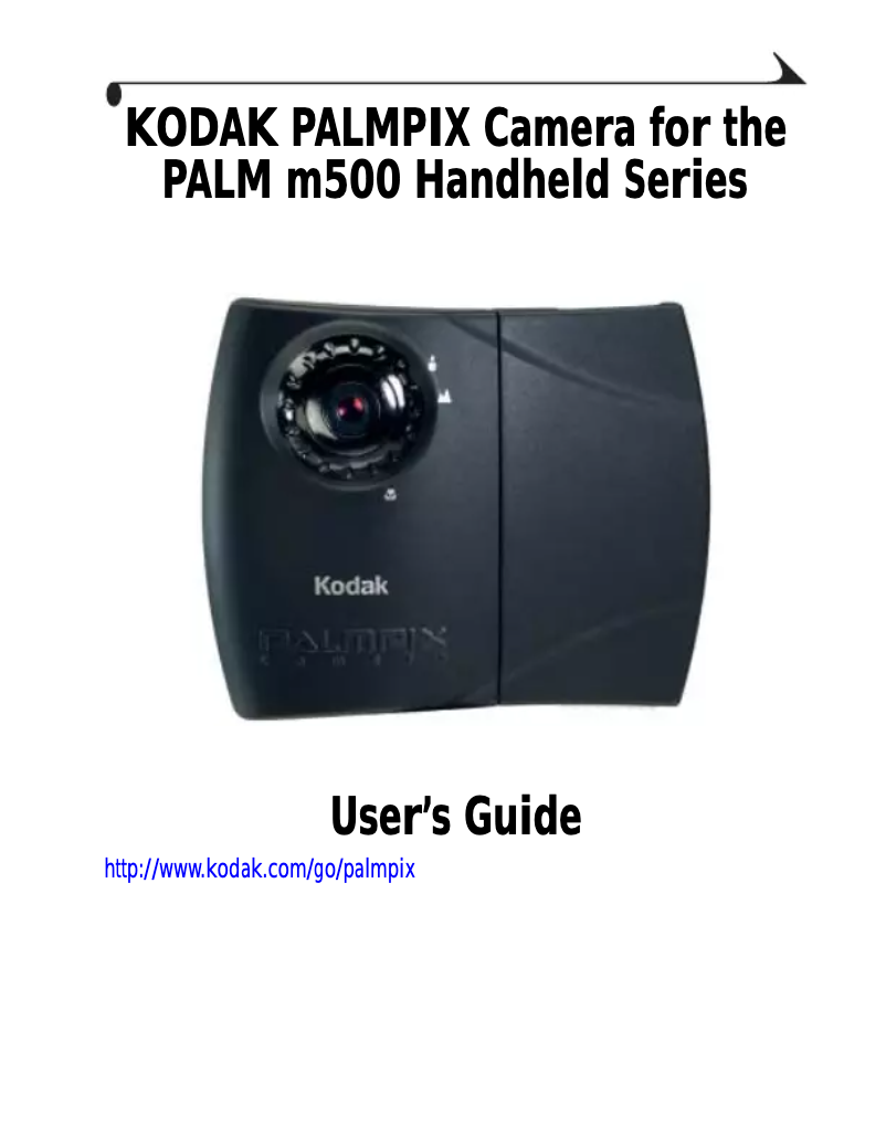 Page n°1 - Manuel utilisateur Kodak PalmPix Palm M500