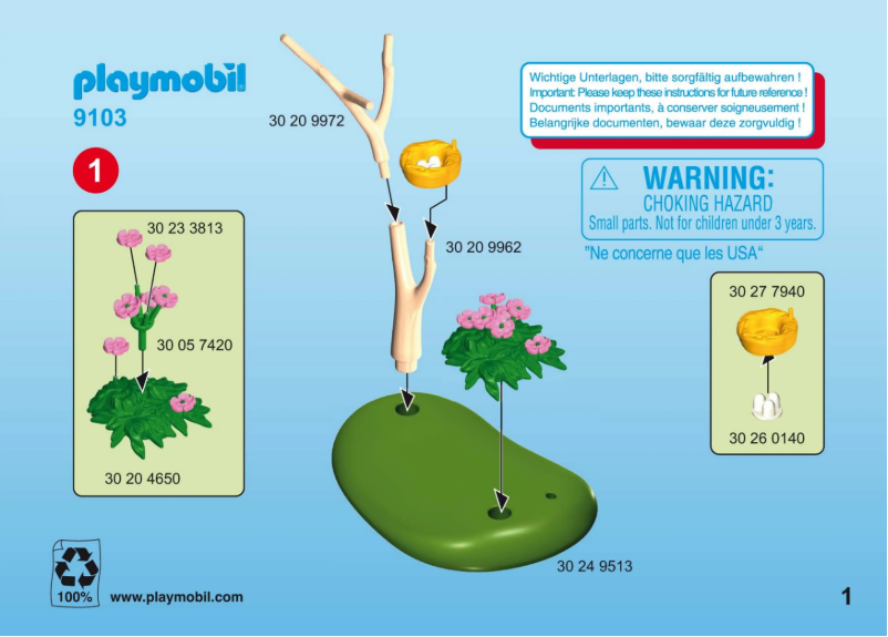 Page n°1 - Manuel utilisateur Playmobil FamilyFun Family Picnic Carry Case