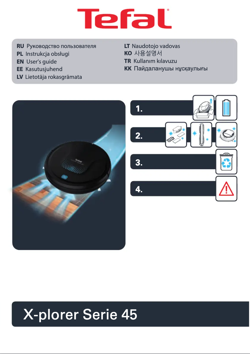 Image de la première page du manuel de l'appareil X-Plorer Series 45