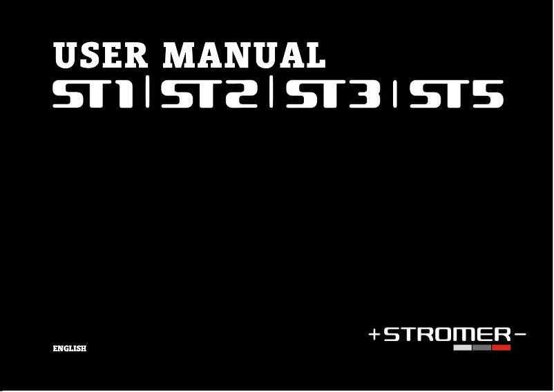 Image de la première page du manuel de l'appareil ST3