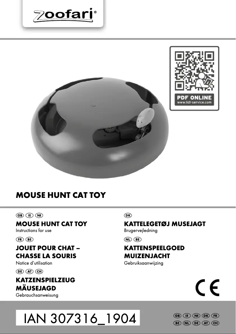 Page n°1 - Manuel utilisateur Zoofari IAN 307316