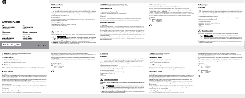 Page 1 de la notice Manuel utilisateur Playtive HG05114