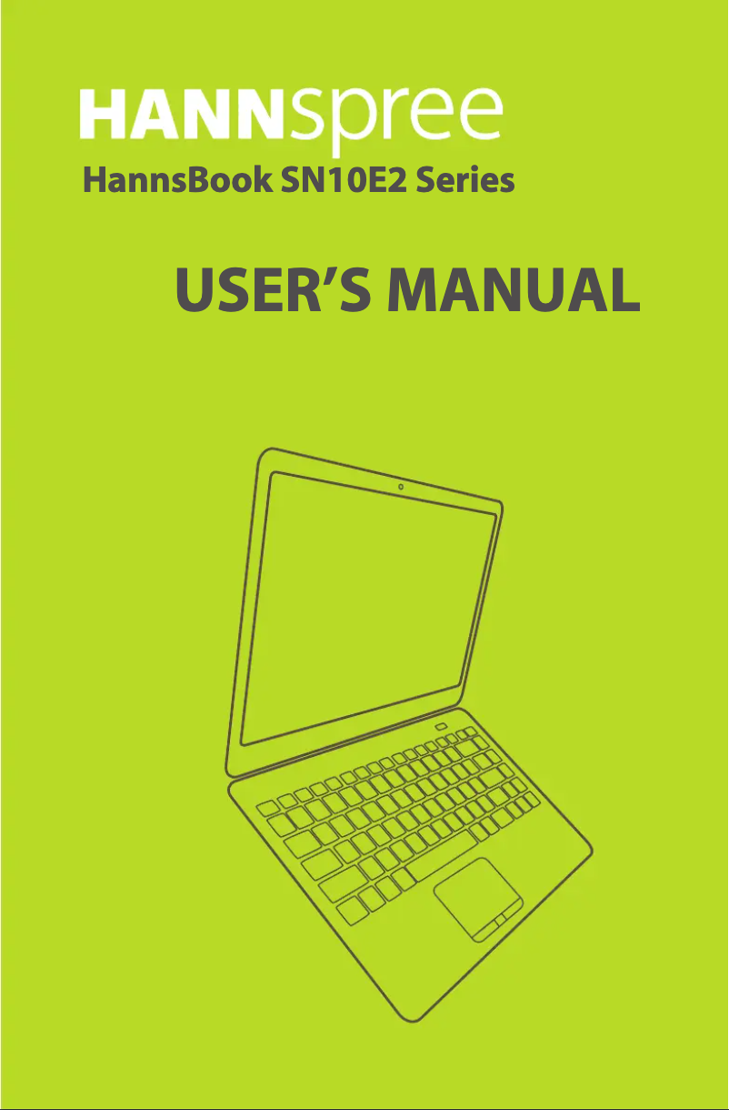 Page 1 de la notice Manuel utilisateur Hanns.G SN10E24R