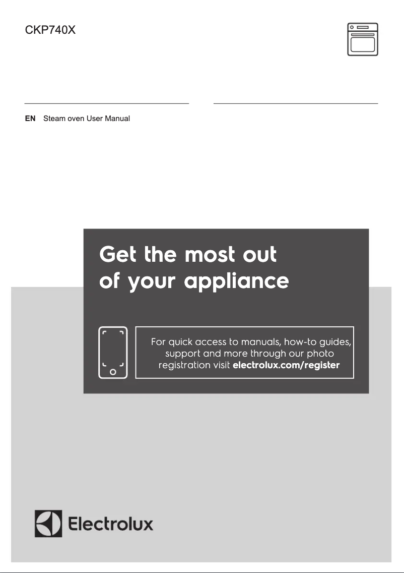 Página 1 del manual Manual de usuario Electrolux CKP740X