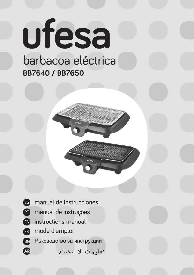 Page n°1 - Manuel utilisateur Ufesa BB7640