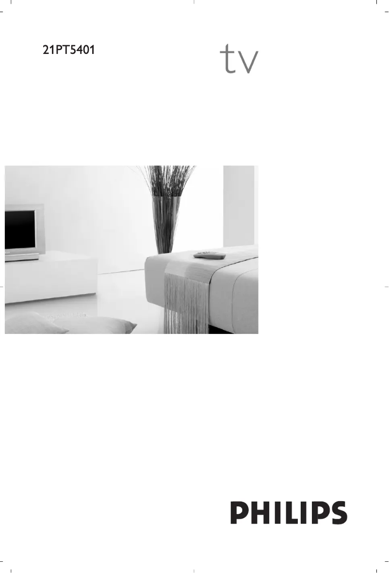 Page n°1 - Manuel utilisateur Philips 21PT5401