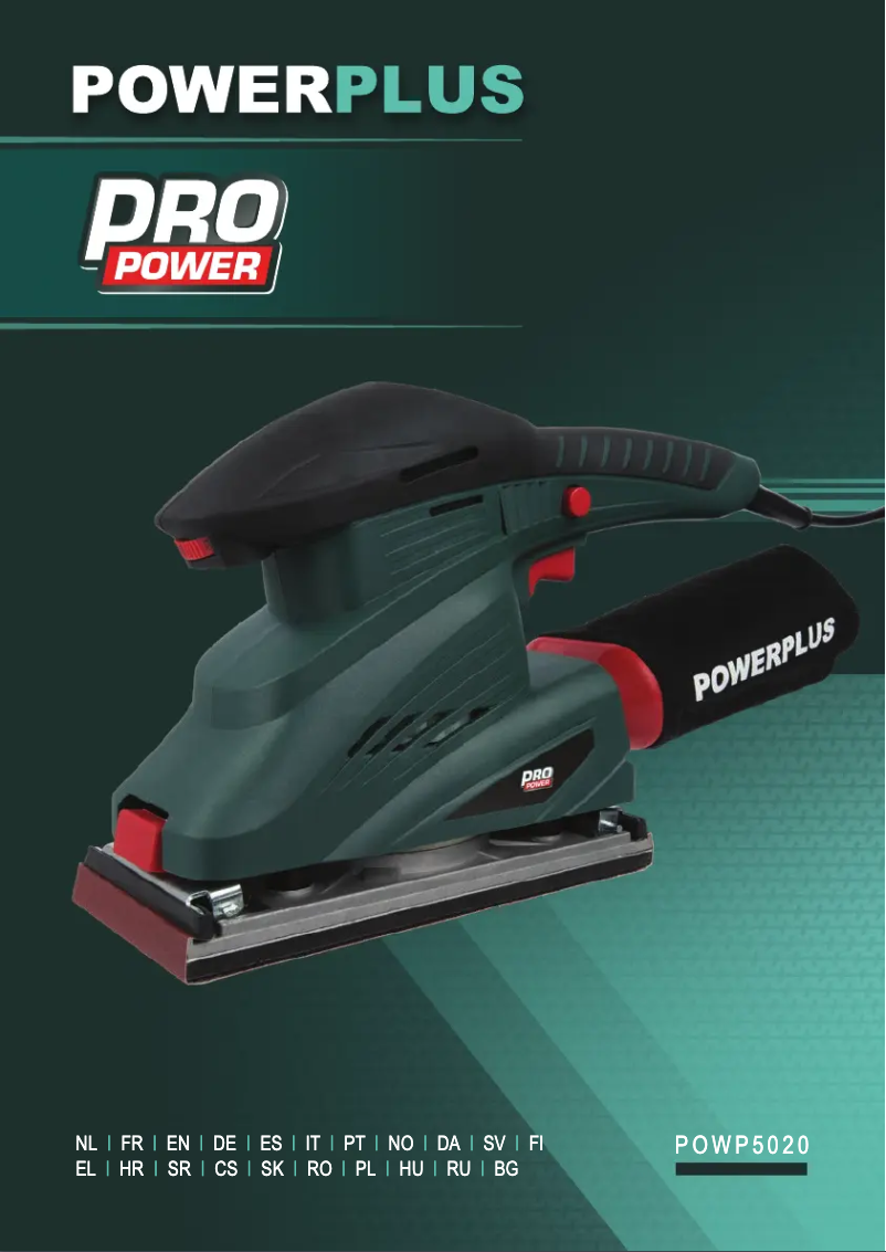 Page n°1 - Manuel utilisateur PowerPlus POWP5020