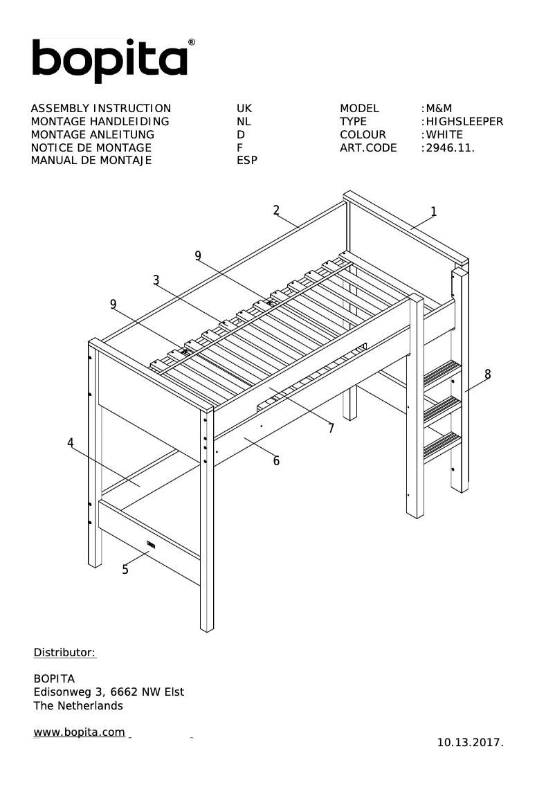 Image de la première page du manuel de l'appareil Seppe