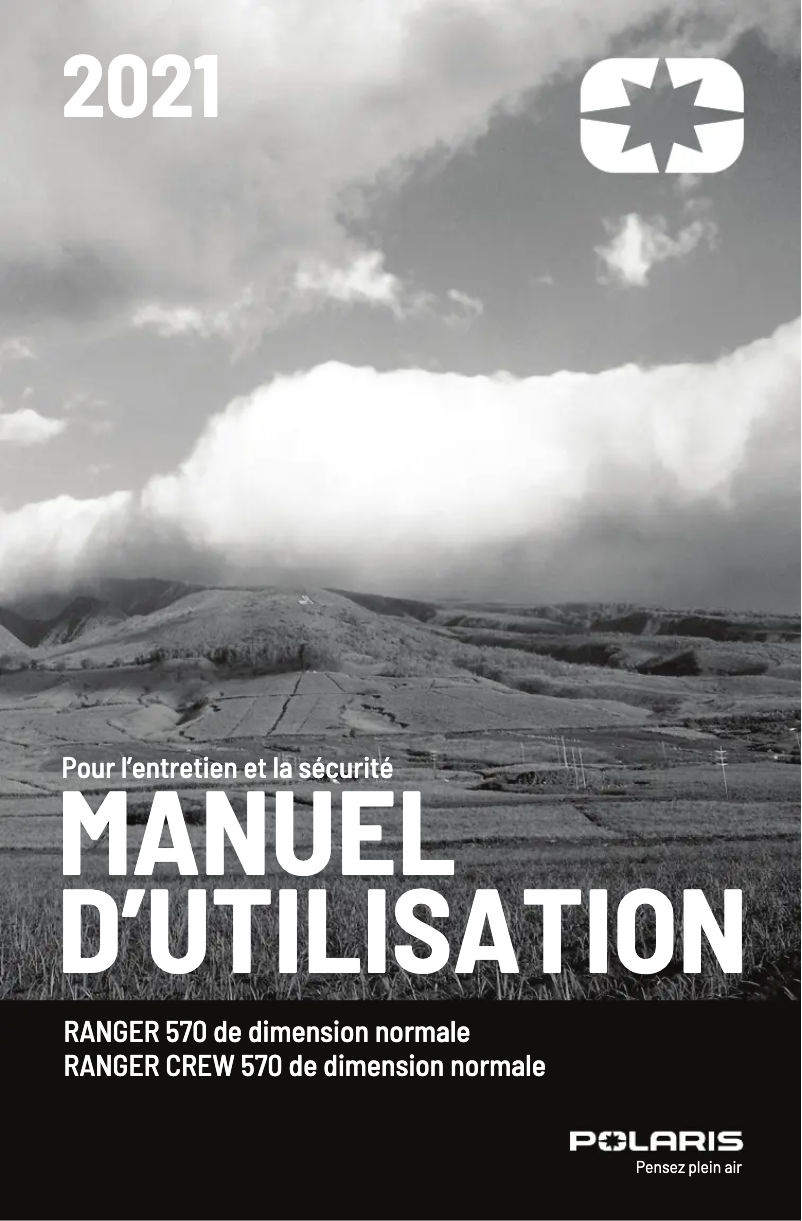 Page 1 de la notice Manuel utilisateur Polaris Ranger Crew 570 (2021)