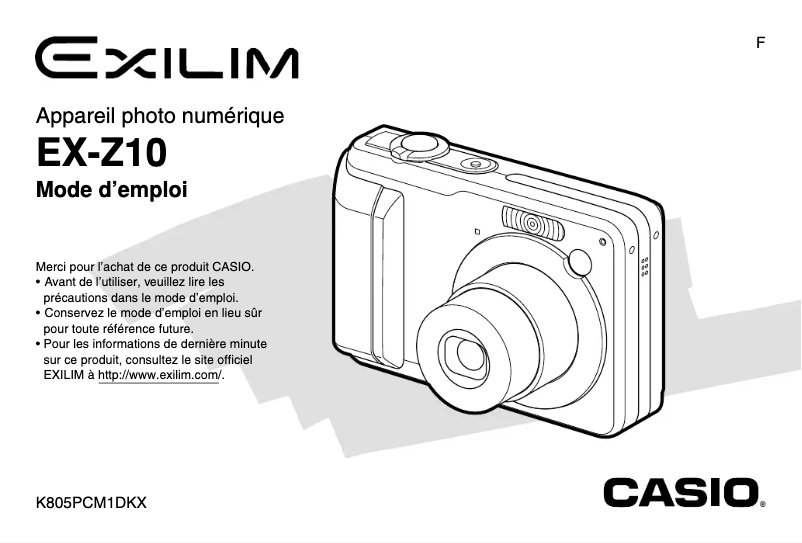 Página 1 del manual Manual de usuario Casio Exilim EX-Z10