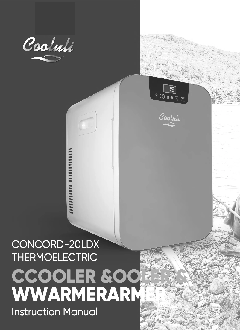 Page 1 de la notice Manuel utilisateur Cooluli C20LDXBK