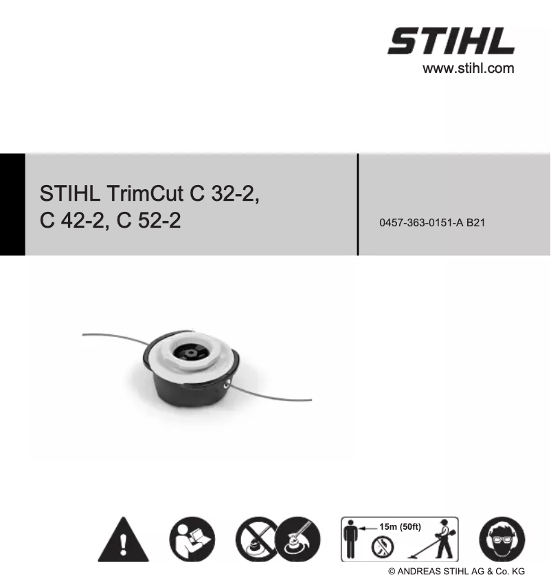 Page 1 de la notice Manuel utilisateur Stihl TrimCut C 42-2