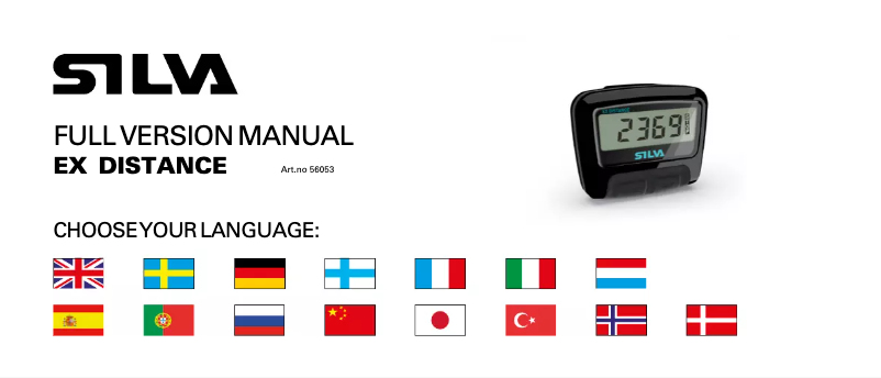 Image de la première page du manuel de l'appareil EX Distance