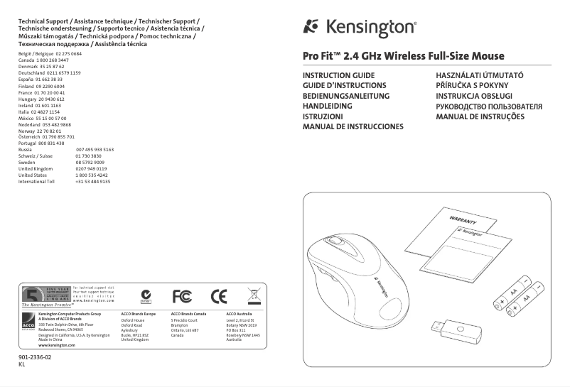 Image de la première page du manuel de l'appareil Pro Fit K72342EU