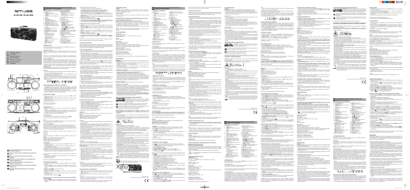 Image de la première page du manuel de l'appareil M-380 GBS