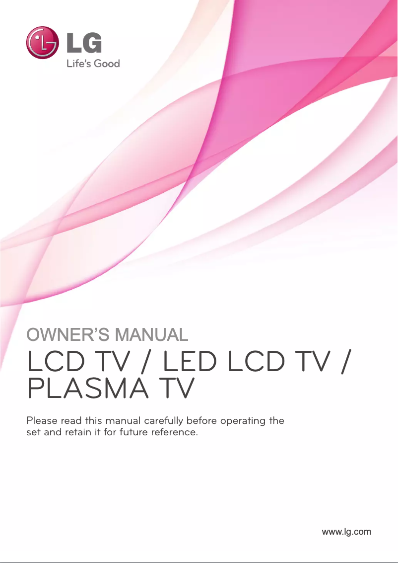 Page n°1 - Manuel utilisateur LG 32LV450U