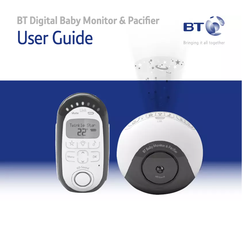 First page image of the manual for Baby Monitor Pacifier