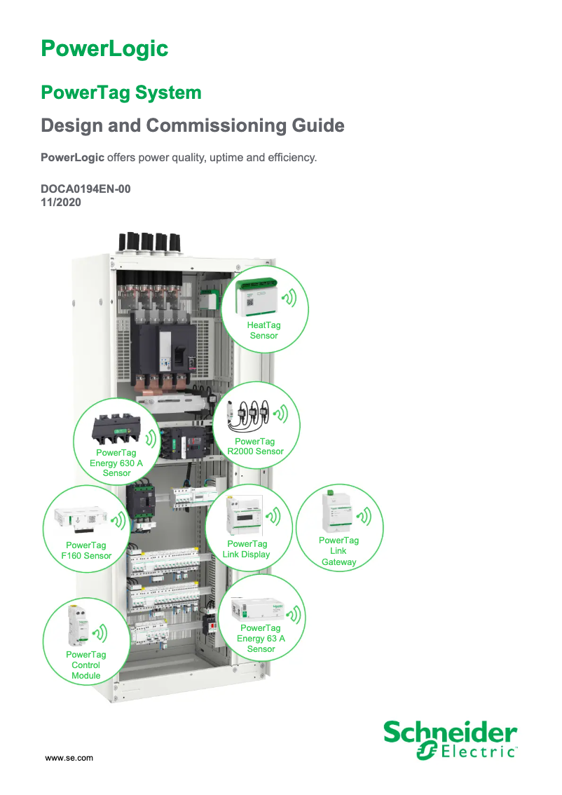 Page 1 de la notice Manuel utilisateur Schneider A9XMWD20