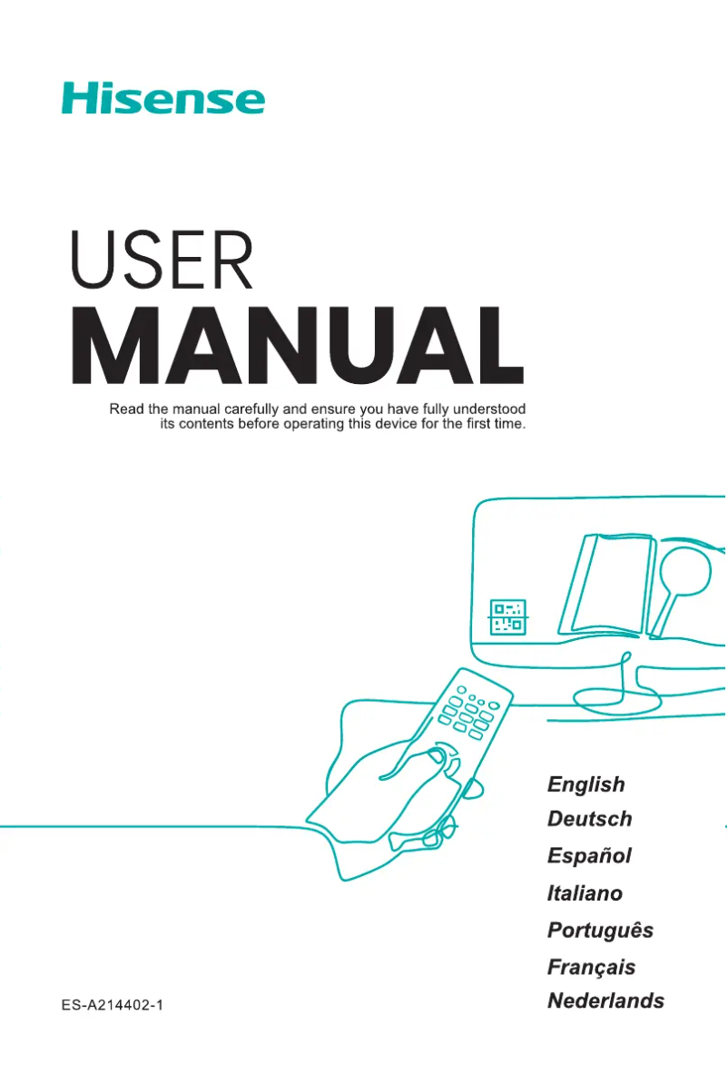 Image de la première page du manuel de l'appareil 55U7HQ