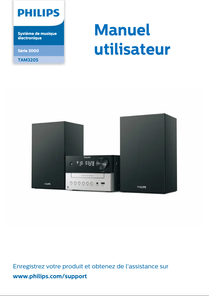 Page n°1 - Manuel utilisateur Philips TAM3205