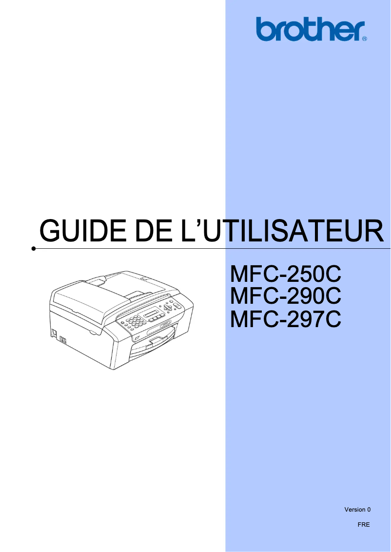 Page n°1 - Manuel utilisateur Brother MFC-297C