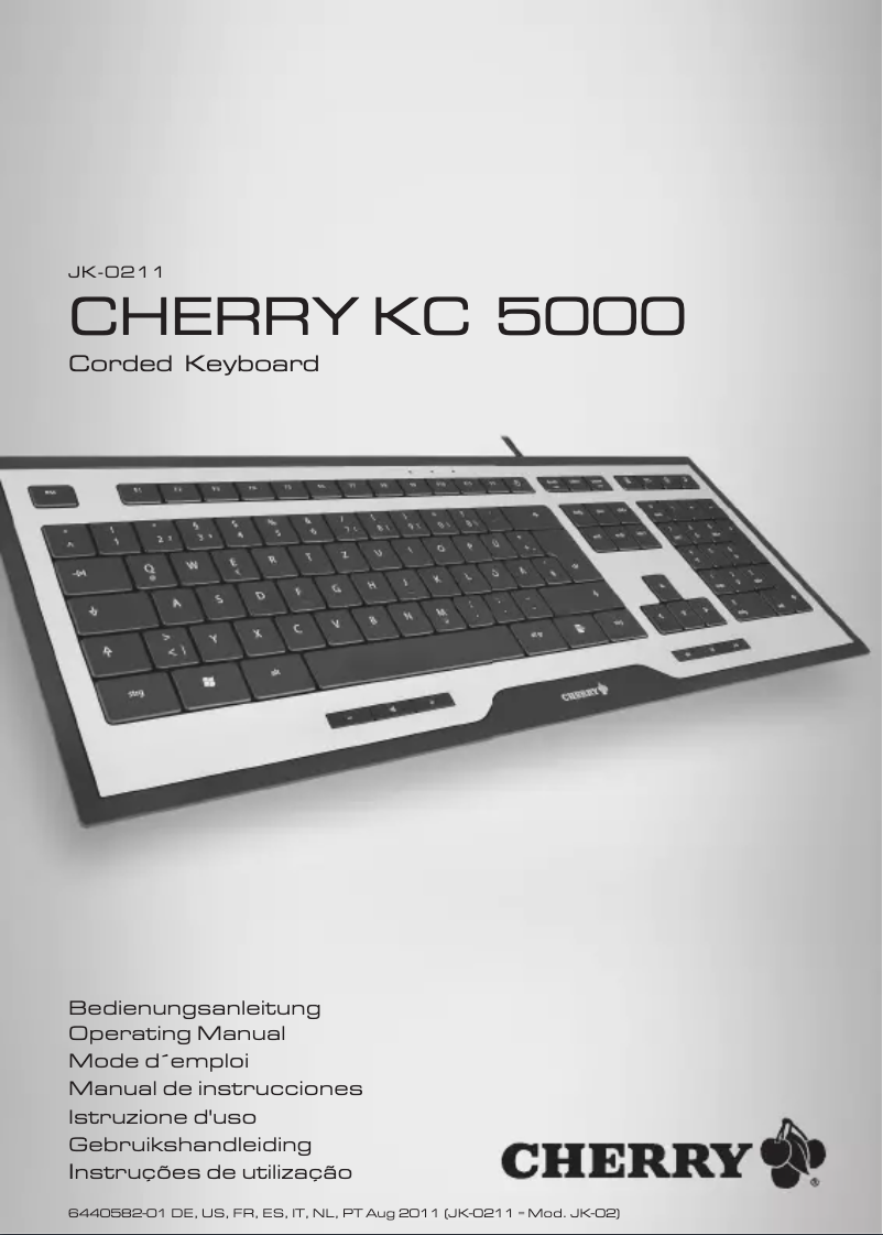 Page 1 de la notice Mode d'emploi Cherry KC 5000