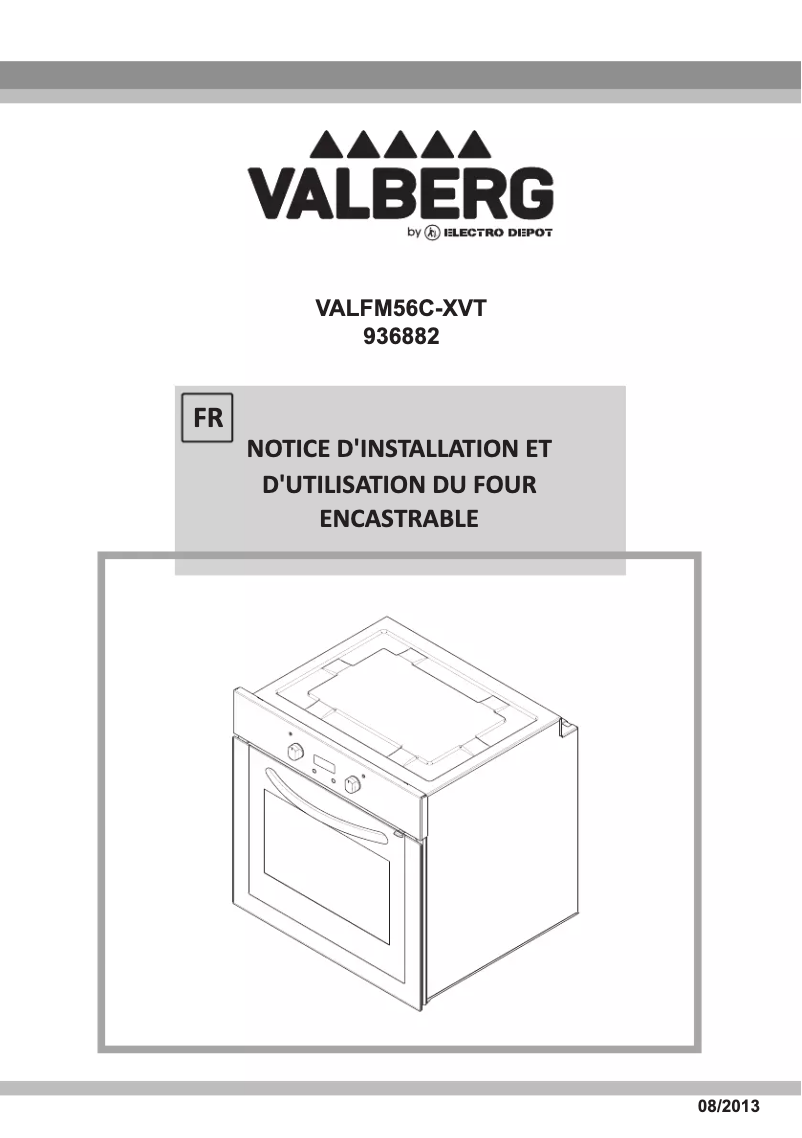 Page 1 de la notice Manuel utilisateur Valberg VAL FM 56C XVT