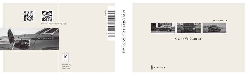 Image de la première page du manuel de l'appareil Corsair (2022)