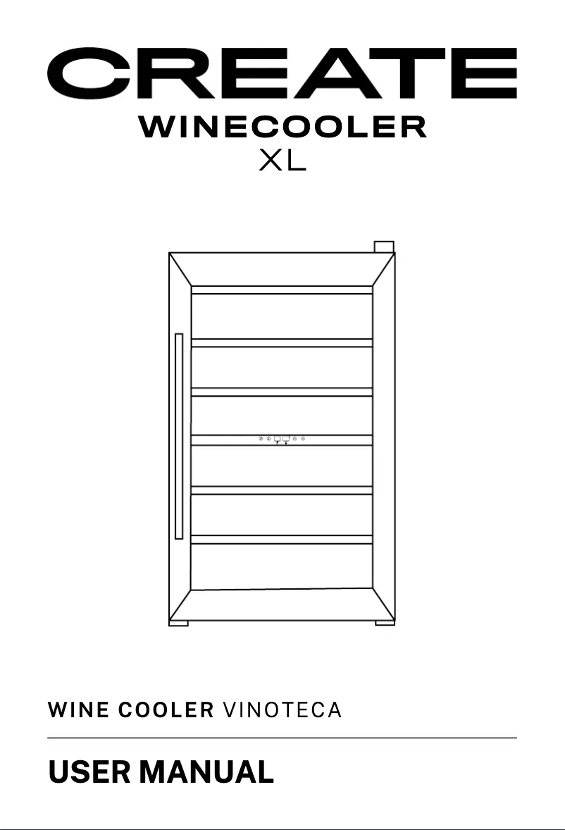 Image de la première page du manuel de l'appareil WINECOOLER XL