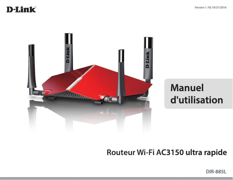 Page n°1 - Manuel utilisateur D-Link DIR-885L