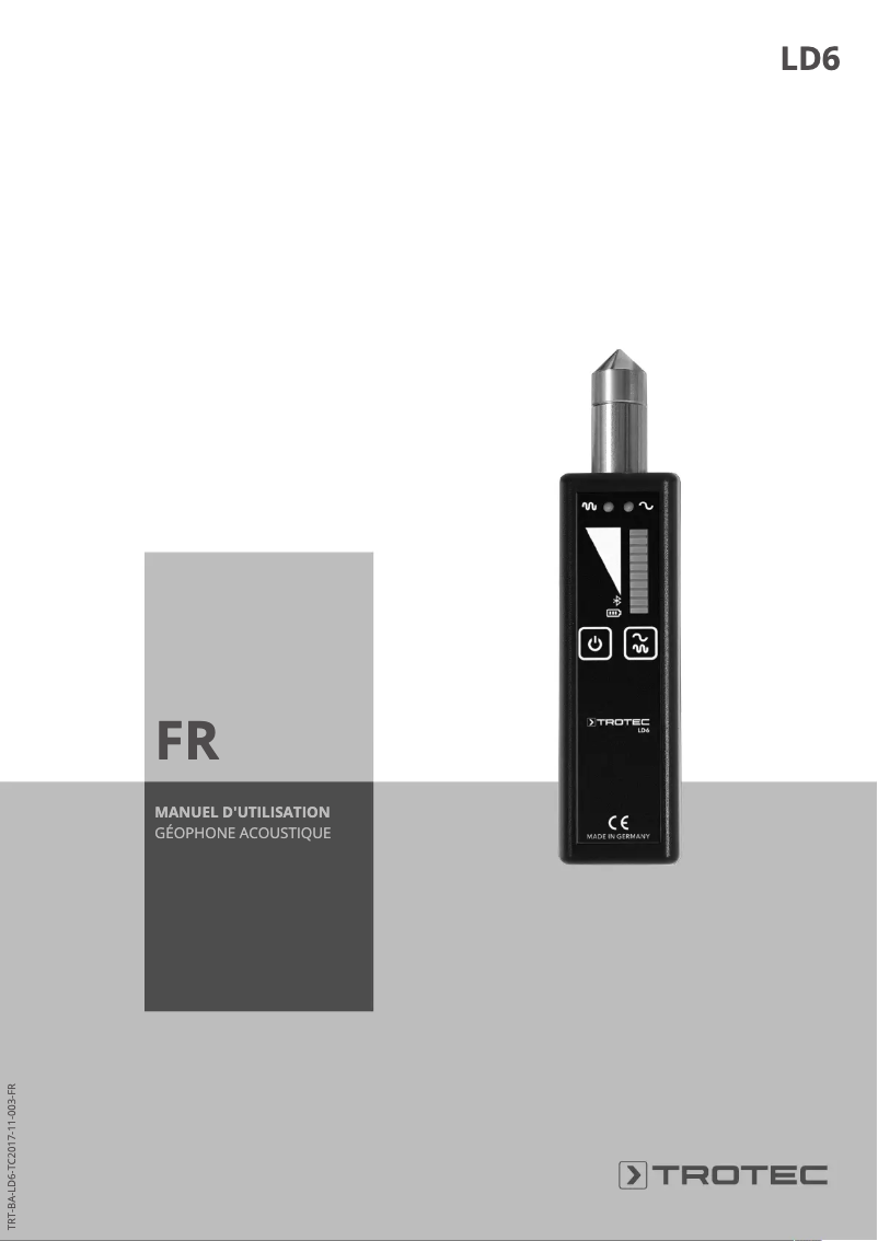 Página 1 del manual Manual de usuario Trotec LD6