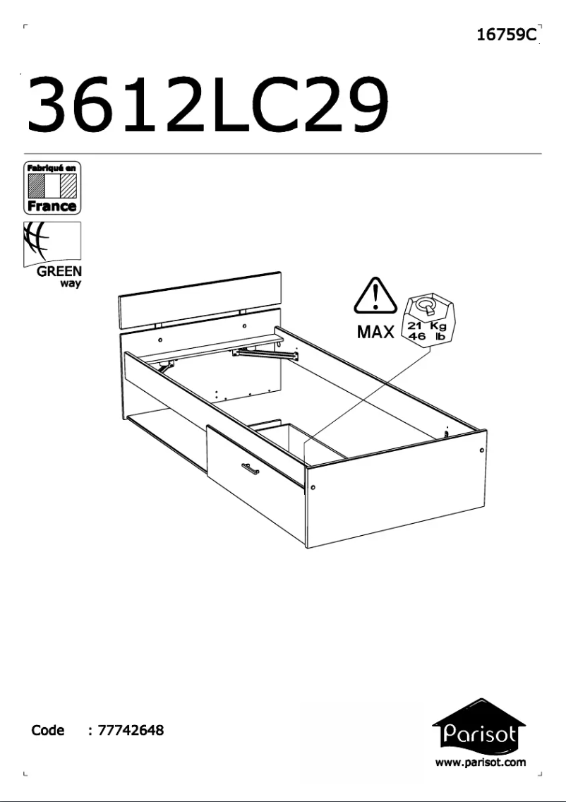 Page n°1 - Manuel utilisateur Parisot Infinity 3612LC29