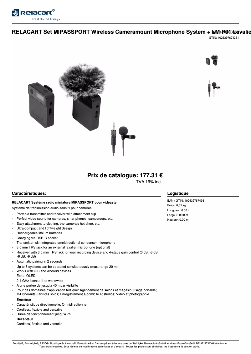 Image de la première page du manuel de l'appareil LM-P01