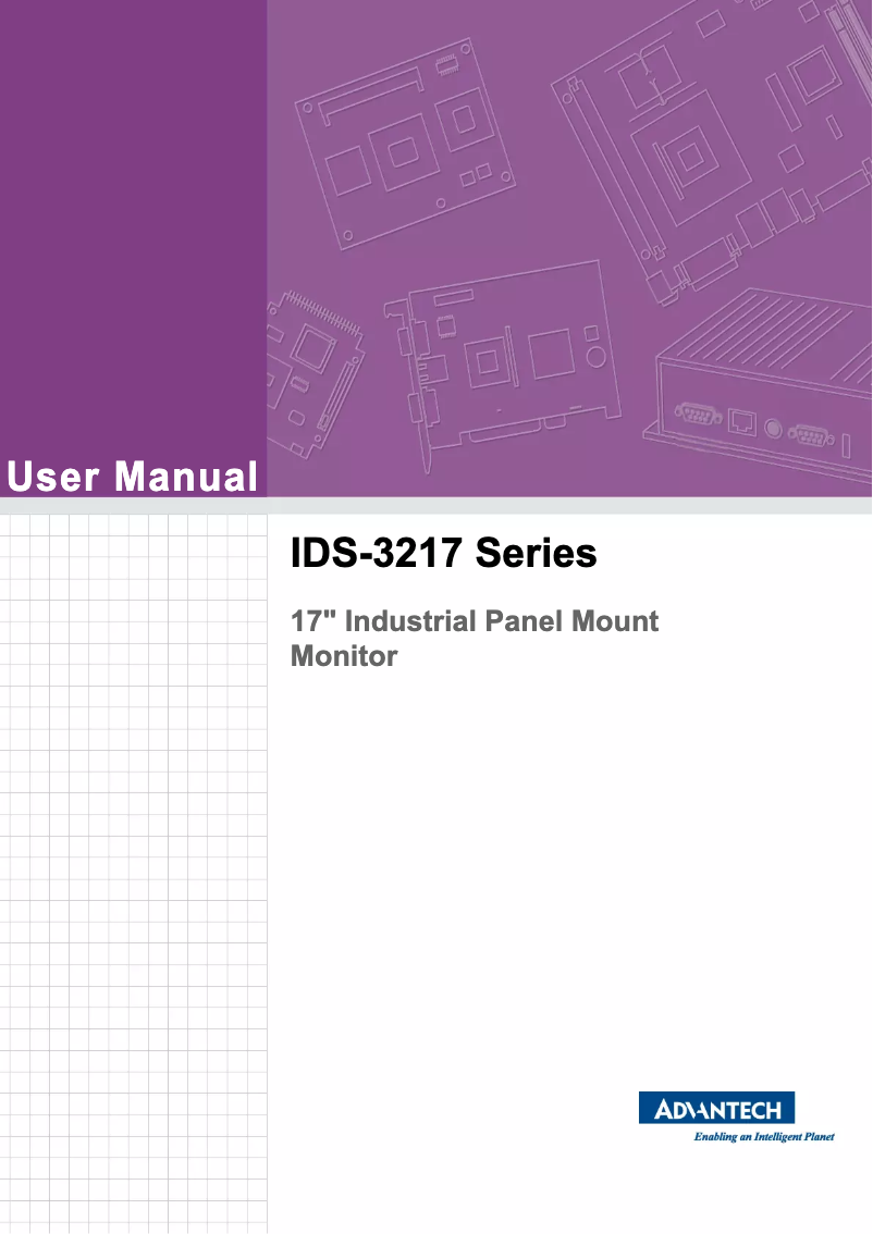 Page n°1 - Manuel utilisateur Advantech IDS-3217