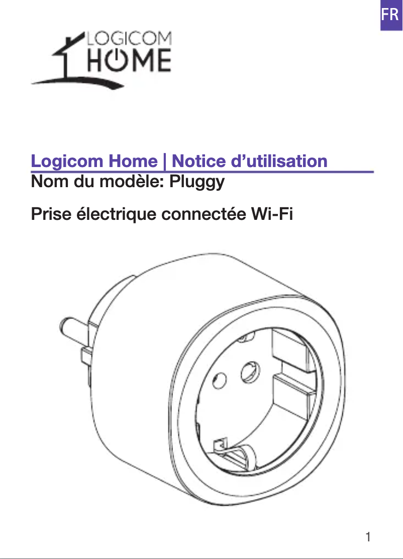 Page 1 de la notice Manuel utilisateur Logicom Pluggy
