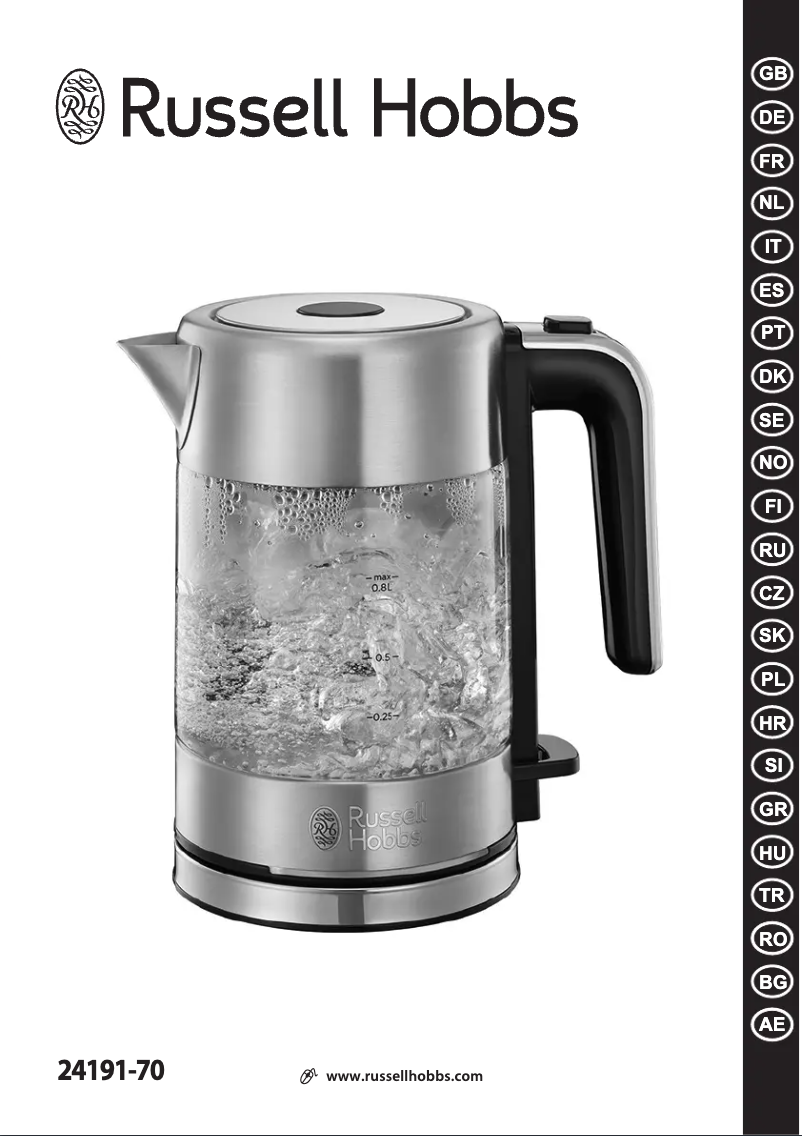 Page 1 de la notice Manuel utilisateur Russell Hobbs Compact Home 24191