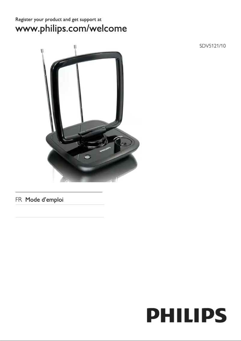 Page n°1 - Manuel utilisateur Philips SDV5121
