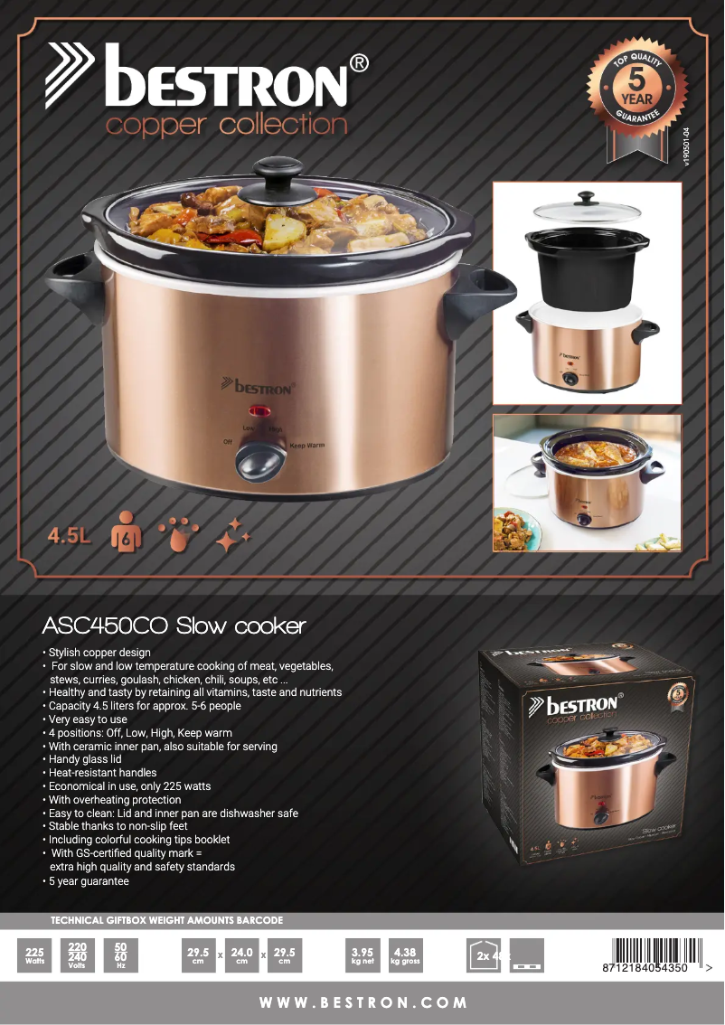 Image de la première page du manuel de l'appareil ASC450CO